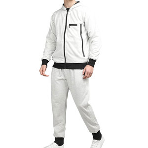 Ensembles de survêtements pour hommes en coton 100% de qualité supérieure, respirants, coupe-vent, légers, grandes tailles, pour l'hiver, design personnalisé en gros - Product Image 3