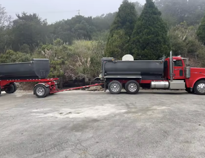 Meilleur!! Camion benne d'occasion super propre 2016 2015 Peterbilt 388, avec remorques Reliance 2018 et benne automatique - Product Image 3