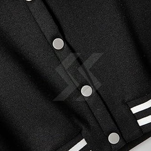 Femmes légères Crop Top Letterman Veste Matériau durable Confortable Crop Top Letterman Veste - Product Image 4