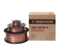 Vente flash Fil de soudage MIG CO2 ER70S-6 Fils de soudage 0,8 mm 0,9 mm 1,0 mm 1,2 mm Déchets cuivrés