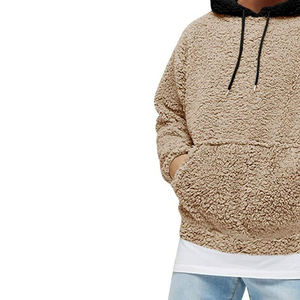 100% <b>Sherpa</b> Hoodies Cotton <b>Fleece</b> Custom Hoodie Pockets Hooded Sweatshirt Thick <b>Men's</b> Hoodies & Sweatshirts - Product Image 6
