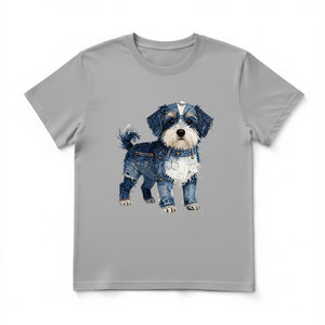 T-Shirt Unisex 100% Cotone 210GSM, Vestibilità Oversize Casual, Stampa Serigrafica Frontale e DTG, Maglietta Compressa - Product Image 2