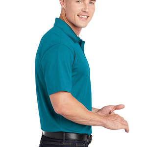 100% poliéster de alta calidad hombres Polo camiseta/venta al por mayor personalizado hombres Golf Polo camisas bordado Logo - Product Image 6