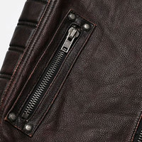 Chaleco de Cuero PU y Lona de Diseño Clásico Personalizado, Talla Grande para Hombre, Invierno, Impermeable, Resistente al Viento, Reversible, Estilo Urbano