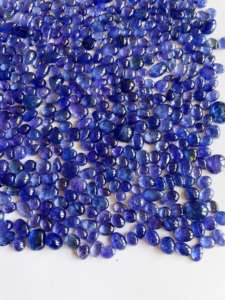 Tanzanita Natural de Calidad AAA con Certificación IGI, 2250 Quilates, Cabujón, Excelente Brillo, Azul, 4-10 mm, Piedras Sueltas para Joyería, Mezcla de Tanzania - Product Image 5