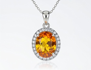 Luxury 925 Sterling Silver Gold-Plated Pendant Necklace for Women and Girls - Product Image 2