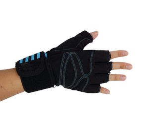 ถุงมือครึ่งนิ้วสำหรับเล่นฟิตเนสยกน้ำหนักระบายอากาศได้อุปกรณ์กีฬา - Product Image 2