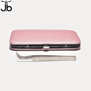Pince à épiler pour extension de cils de marque privée pochette personnalisée en acier inoxydable emballant toutes les tailles disponibles - Product Image 3