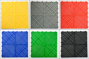Dalles de sol emboîtables en plastique PP pour extérieur, résistantes aux intempéries, antidérapantes, résistantes à l'usure, écologiques, creuses, 18 mm, pour - Product Image 2