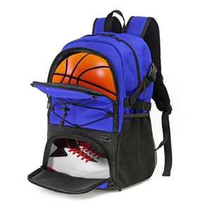 Unisex Stylish Volleyball Basketball Soccer <b>Backpack</b> Nylon Lining Soft Multipurpose Sports Bag Players Zipper Wholesale Rates - Product Image 6