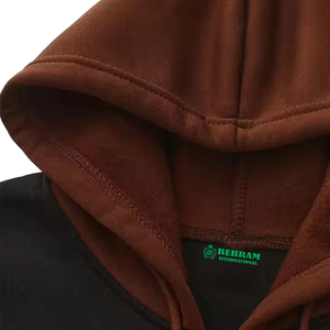 Sudadera con capucha con cremallera de lana de algodón grueso con estampado de moda para mujer 330 GSM Color personalizado peso pesado sudadera con cremallera de gran tamaño y pantalones de chándal - Product Image 3