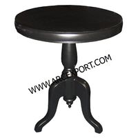 Table de service en cuivre couleur or avec support brun, design luxueux et perlé, vente en gros
