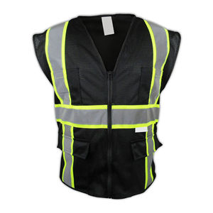 Venta caliente Material de poliéster Hecho Chaleco de seguridad al aire libre Precio al por mayor Ropa DE TRABAJO Chaleco con bolsillo para la venta - Product Image 1