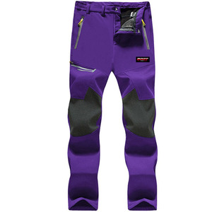 Pantalon Softshell doublé en polaire de haute qualité pour hommes-Pantalon de randonnée d'hiver à séchage rapide - Product Image 2