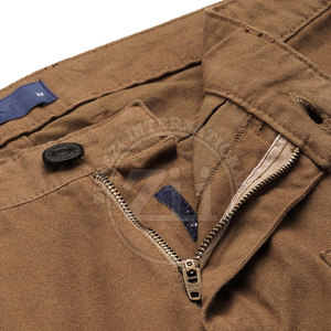 Pantalon cargo décontracté pour homme, fabrication en usine, vente chaude, léger, lavage foncé, 100% coton, respirant, écologique - Product Image 5