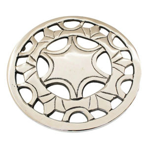 Salvamanteles de cangrejo de diseño moderno Premium, olla caliente de aluminio, decoración náutica costera para el hogar, acento para cocina y mesa de comedor - Product Image 4