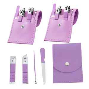Hexa Care High Quality Stainless Steel Manicure & Pedicure Set Grooming <b>Tool</b> with PU <b>Leather</b> Bag - Product Image 4