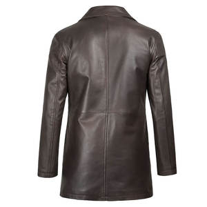 New Arrival <b>Men's</b> Genuine Leather Coat with Full Sleeves Latest Collection Low MOQ on Sale! - Product Image 2