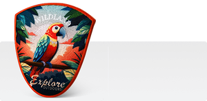 Vestes personnalisées en polyester moral cool avec patchs d'insignes de broderie en fer entièrement brodés Type de pli d'extrémité d'étiquette tissée - Product Image 4