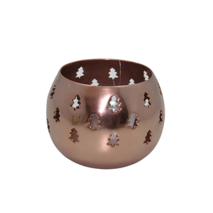 Stylish Design Round Iron Votive Holder Copper Antique <b>Candle</b> Jar for Christmas Lighting Decoration Handmade in <b>Bulk</b> - Product Image 6
