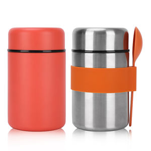 กระติกน้ำร้อนสแตนเลสคุณภาพสูงแบบใหม่สำหรับเด็ก พร้อมช้อนในตัว เก็บความร้อนได้นาน - Product Image 3