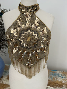 ชุดเดรสยาวทรงตรงประดับเลื่อมมุกวิบวับหรูหราสำหรับงานเลี้ยงค็อกเทล งานปาร์ตี้ งานพรอม หรืองานแสดงบนเวที - Product Image 6