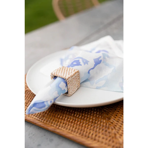 Rond de serviette en rotin carré fabriqué au Vietnam matériau écologique pour la décoration de la maison et de la vaisselle en gros - Product Image 5