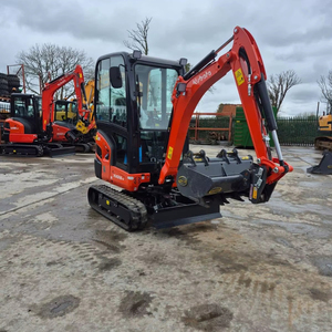 Mini-excavatrice sur chenilles Kubota KX018-4 d'occasion, pelle compacte de 2 tonnes pour travaux agricoles et de construction - Product Image 4