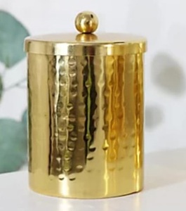 Set of 2 High Quality Handmade Designer Metal Canister Storage Boxes Kitchenware Premium Wholesale <b>Copper</b> Canister - Product Image 4