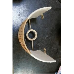 La elegante pantalla de lámpara de tambor de algodón mejora la iluminación ambiental adecuada para interiores modernos y proyectos de decoración del hogar personalizados - Product Image 1