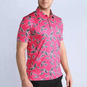 OEM al por mayor último estilo de los hombres de sublimación Polos en la camisa transpirable de alta calidad para los hombres ropa casual en peso ligero - Product Image 1