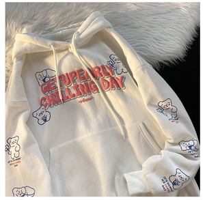 Sweats à capuche avec impression bouffante 3D personnalisée en gros de haute qualité HeavyWeight 100% coton pull surdimensionné sweats à capuche pour hommes - Product Image 3