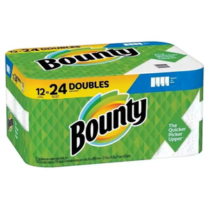 Bounty Select-A-Size Double 2 plis essuie-tout 98 feuilles par rouleau 12 paquets de rouleaux jetables absorbants doux pour la cuisine - Product Image 2