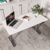 Table d'ordinateur à mécanisme de levage électrique de bureau réglable en hauteur de haute qualité OMNI pour un environnement de bureau ergonomique