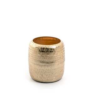 Vases en aluminium de conception supérieure couleur or meilleur vendeur qualité supérieure fabriqués à la main luxe Vase à fleurs forme ronde décor à la maison - Product Image 5