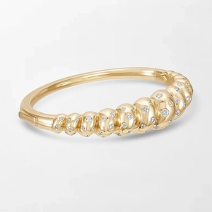 สร้อยข้อมือลายจุดหรูหราประดับเพชรทรงกลม 72 เม็ด น้ำหนัก 1.17 กะรัต สี GH-VS ในทองคำขาว 14K ของขวัญสำหรับโอกาสพิเศษ - Product Image 3