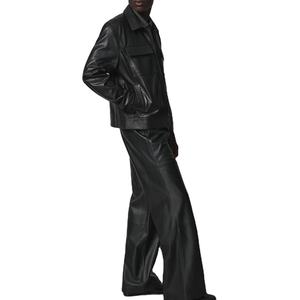 ชุดแจ็คเก็ตและกางเกงหนังแท้สำหรับผู้ชาย จัดส่งโดยตรง ชุดแจ็คเก็ตและกางเกงหนังคุณภาพสูง แจ็คเก็ตสำหรับผู้ชาย ปี 2026 - Product Image 5