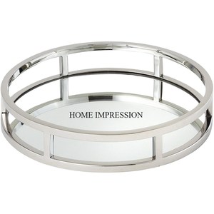 Aspecto atractivo Forma redonda Exclusivo Elegante Diseñador de arte creativo moderno Espejo redondo Bandeja Suministros en precio competitivo - Product Image 2