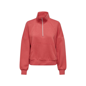 เสื้อกันหนาวมีฮู้ดแบบสวมหัวมีซิปครึ่งแขนผ้าคอตตอนผสมสำหรับฤดูหนาวเป็นมิตรกับสิ่งแวดล้อมแห้งเร็วปรับแต่งโลโก้ได้ - Product Image 4