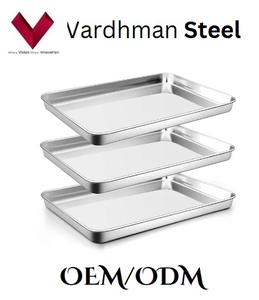 ถาดอบสแตนเลสราคาถูกจากโรงงาน ลดราคาพิเศษ อบอย่างมีสไตล์ด้วยถาดอบสแตนเลสที่ทนทานของเรา - Product Image 5