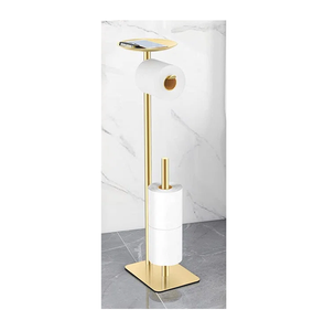 Soporte de papel higiénico de acero inoxidable Premium Accesorio de baño con revestimiento negro Soporte de metal en venta de precio bajo Soporte de papel higiénico - Product Image 3