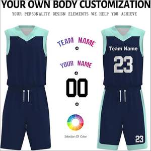 Ensembles de maillots de basket-ball personnalisés grande taille respirants de haute qualité uniformes imprimés personnalisés hommes femmes adultes 100% polyester - Product Image 4
