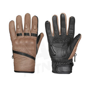 Gants de moto en cuir de bonne qualité OEM ODM service top tendance gants de moto couleur et logo personnalisés - Product Image 6