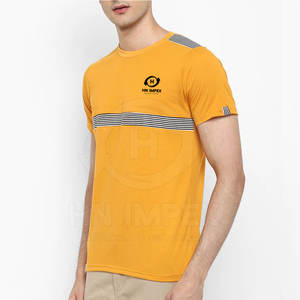 T-shirts pour hommes écologiques respirants à séchage rapide OEM de gros sur mesure 100% coton tricoté toutes les tailles disponibles - Product Image 3