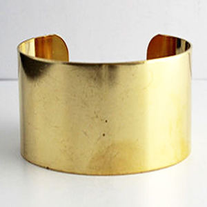 1940 Michigan Green Floral New Year Brown Antiqued Brass <b>Hammered</b> Bracelet Jewelry American Brass <b>Bangle</b> Artisan Jewelry - Product Image 5