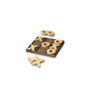 Jeu de Tic Tac Toe en bois de luxe fait à la main Zero Cross New Look pour le jeu des enfants en toutes saisons-Été Hiver Printemps - Product Image 1