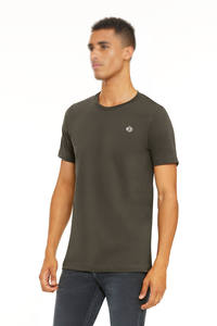 Camiseta Deportiva de Entrenamiento 100% Algodón Jersey de Secado Rápido Acabado Liso Transpirable Camiseta Lisa para Hombre Opciones de Múltiples Colores Suministro OEM - Product Image 2