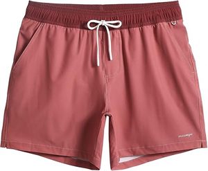 Pantalones cortos de entrenamiento de 5 pulgadas para hombre, pantalones cortos atléticos de secado rápido para gimnasio, correr, con bolsillos de malla, patrón sólido, estilo informal, ecológico - Product Image 1