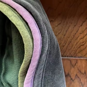 แจ็กเก็ตแบบคร็อปแบบมีซิปมีฮู้ดฟอกสีกรดทรงบ็อกซี่ฟิตแบบสามชั้นสำหรับฤดูหนาว - Product Image 2