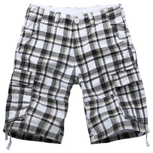 Pantalones cortos deportivos de gimnasio personalizados para hombre, pantalones cortos de jogging transpirables de secado rápido de algodón 100% con logotipo frontal, pantalones cortos Cargo de entrenamiento de verano sólidos - Product Image 3